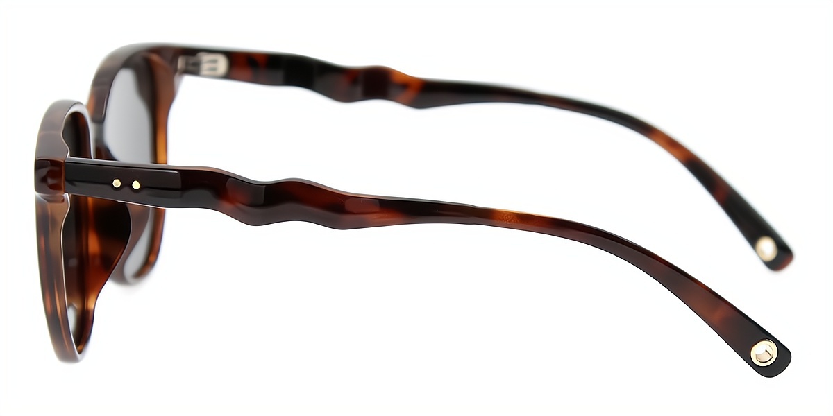 Tortoise Horn Oversized TR90 Eyeglasses