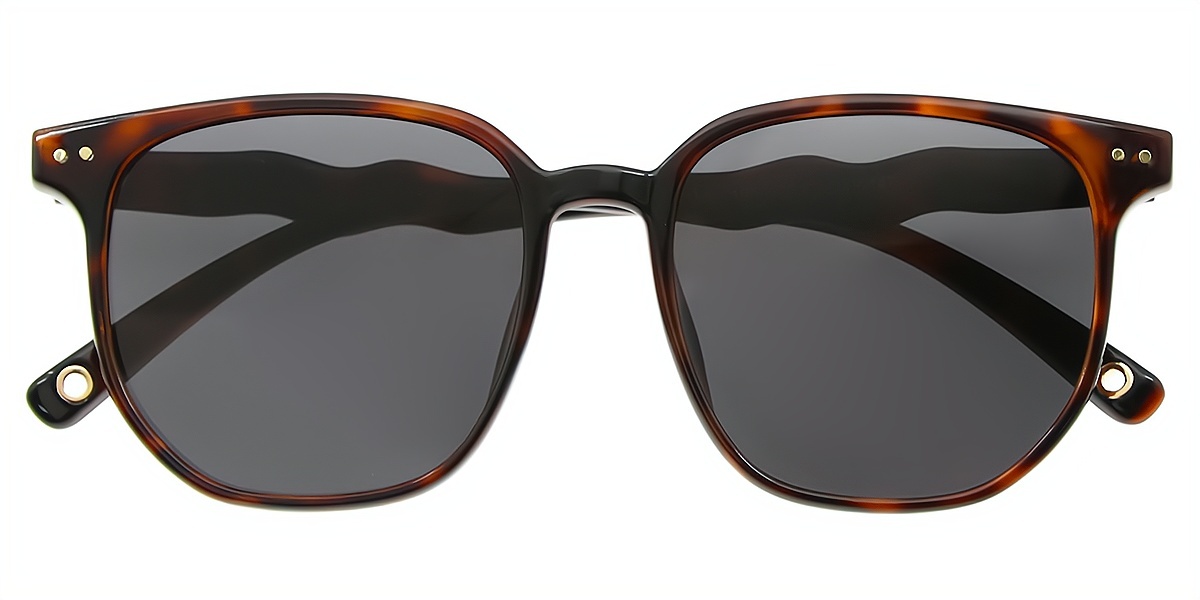 Tortoise Horn Oversized TR90 Eyeglasses