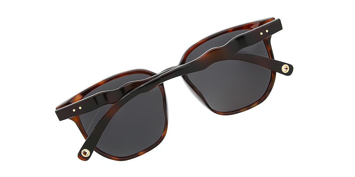 Tortoise Horn Oversized TR90 Eyeglasses