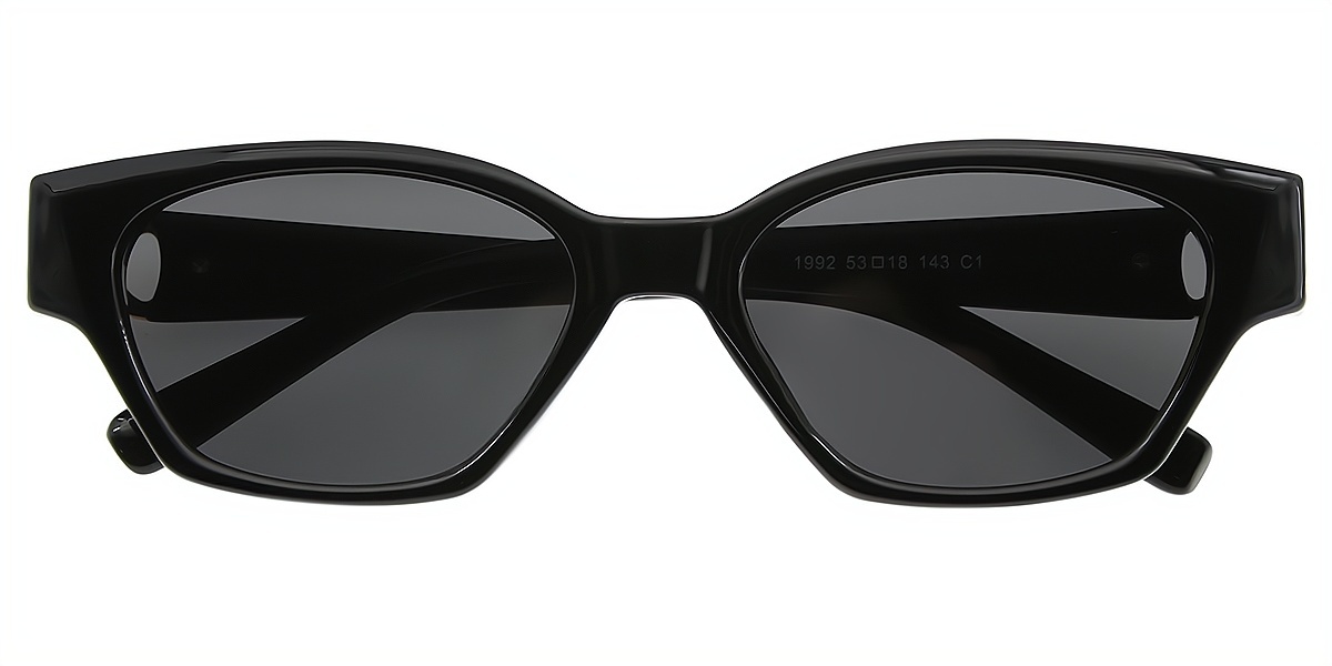 Black Cat Eye Oversized Unique TR90 Eyeglasses