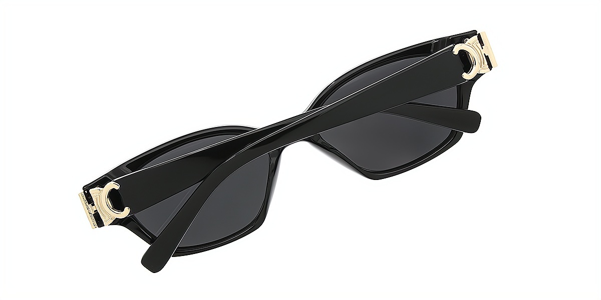 Black Cat Eye Oversized Unique TR90 Eyeglasses