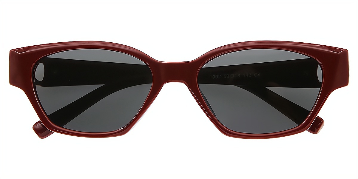 Red Cat Eye Oversized Unique TR90 Eyeglasses