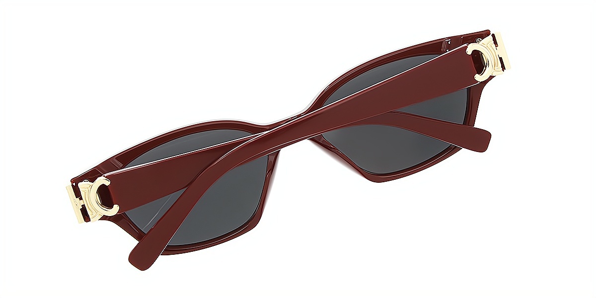 Red Cat Eye Oversized Unique TR90 Eyeglasses