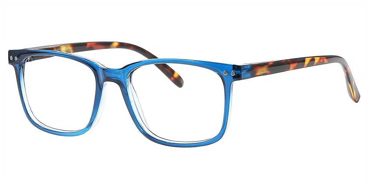 Blue Horn Retro Simple Plastic Eyeglasses