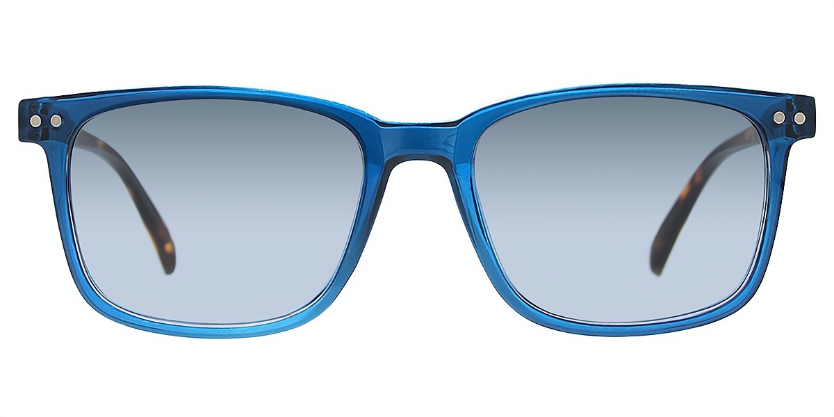 Blue Horn Retro Simple Plastic Eyeglasses
