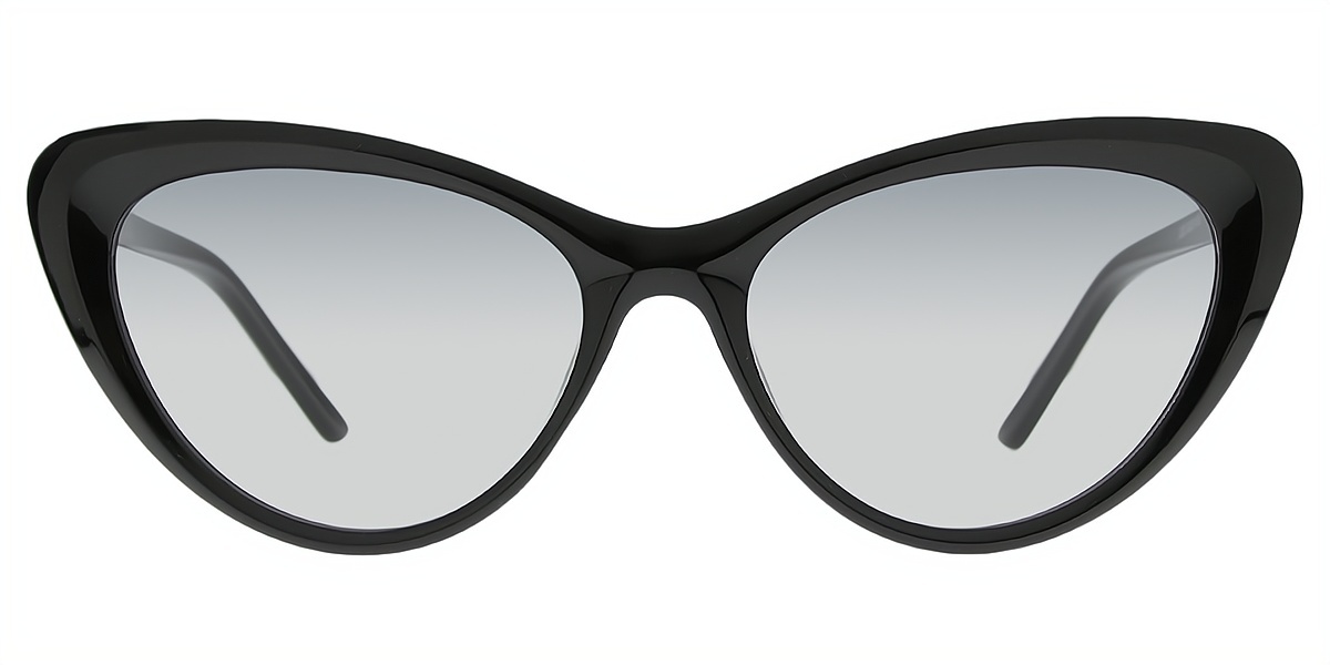 Black Cat Eye Retro Plastic Eyeglasses
