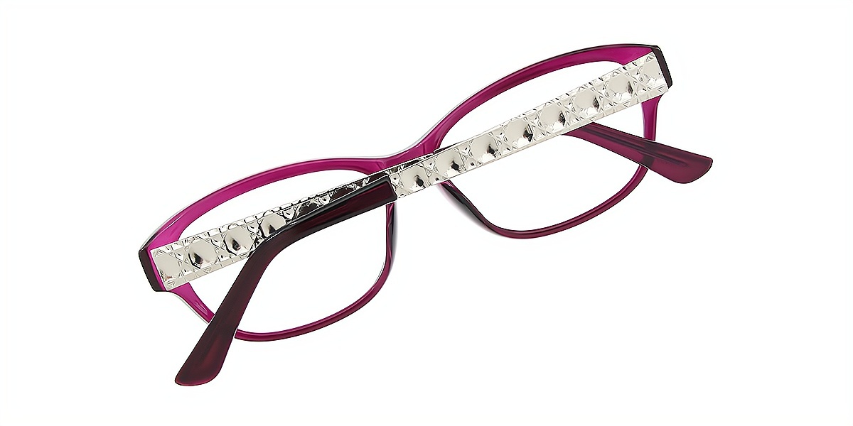 Purple Cat Eye Chic TR90 Eyeglasses