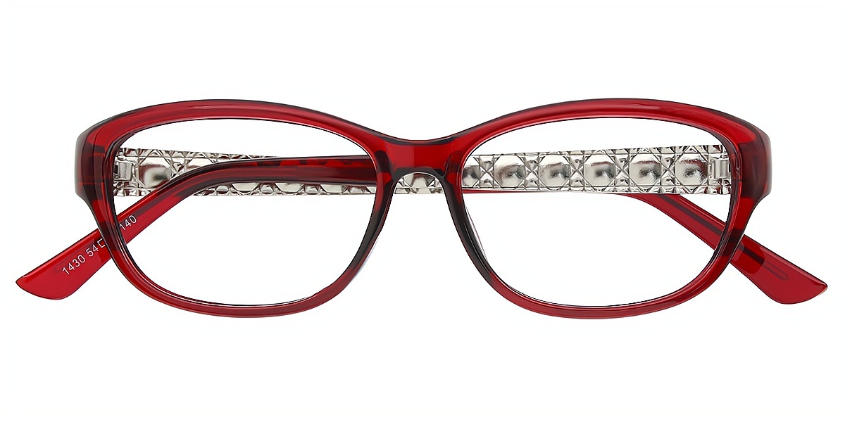 Red Cat Eye Chic TR90 Eyeglasses