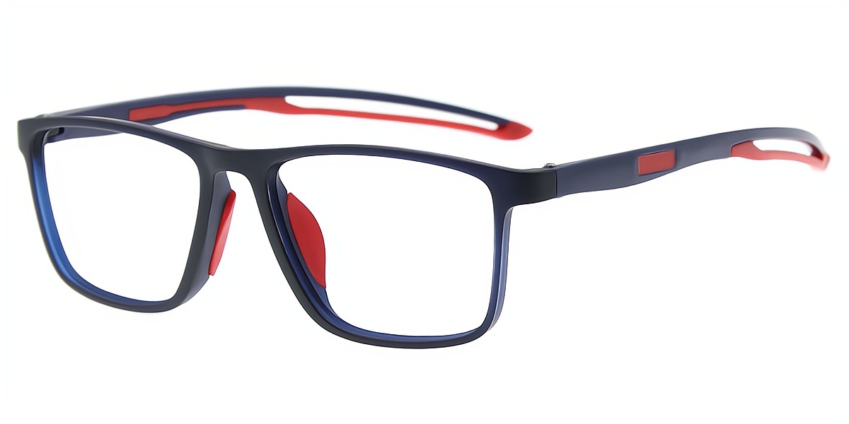 Blue Horn Chic Plastic Eyeglasses