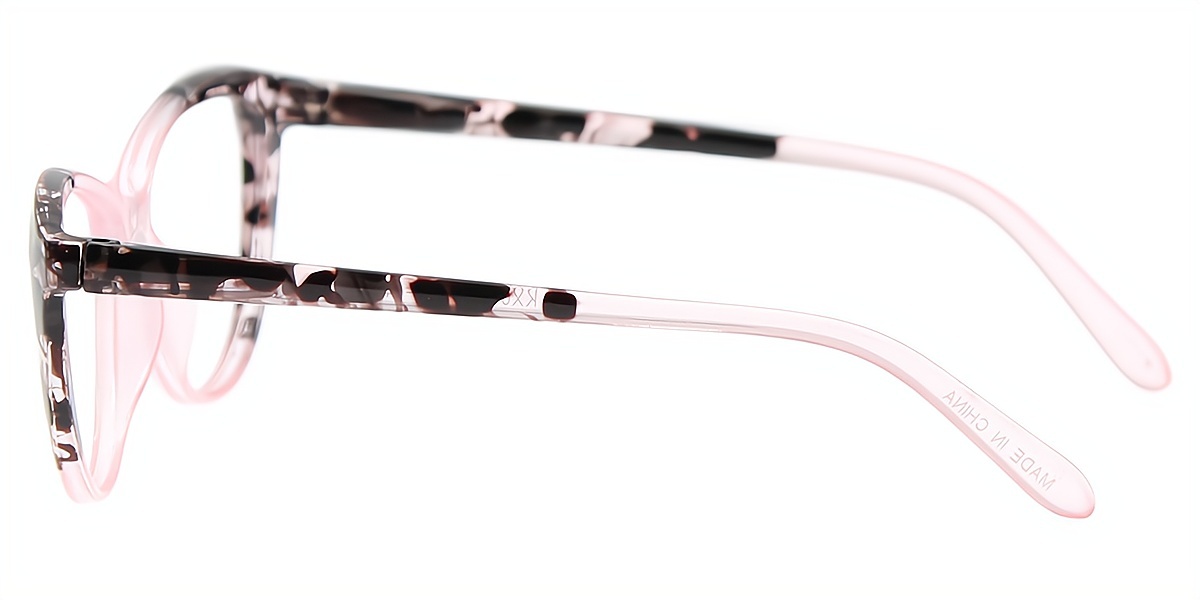 Pink Cat Eye Modish Plastic Eyeglasses