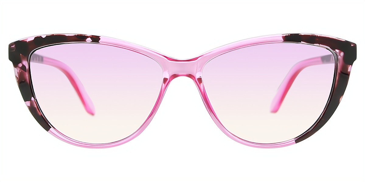 Purple Cat Eye Modish Plastic Eyeglasses