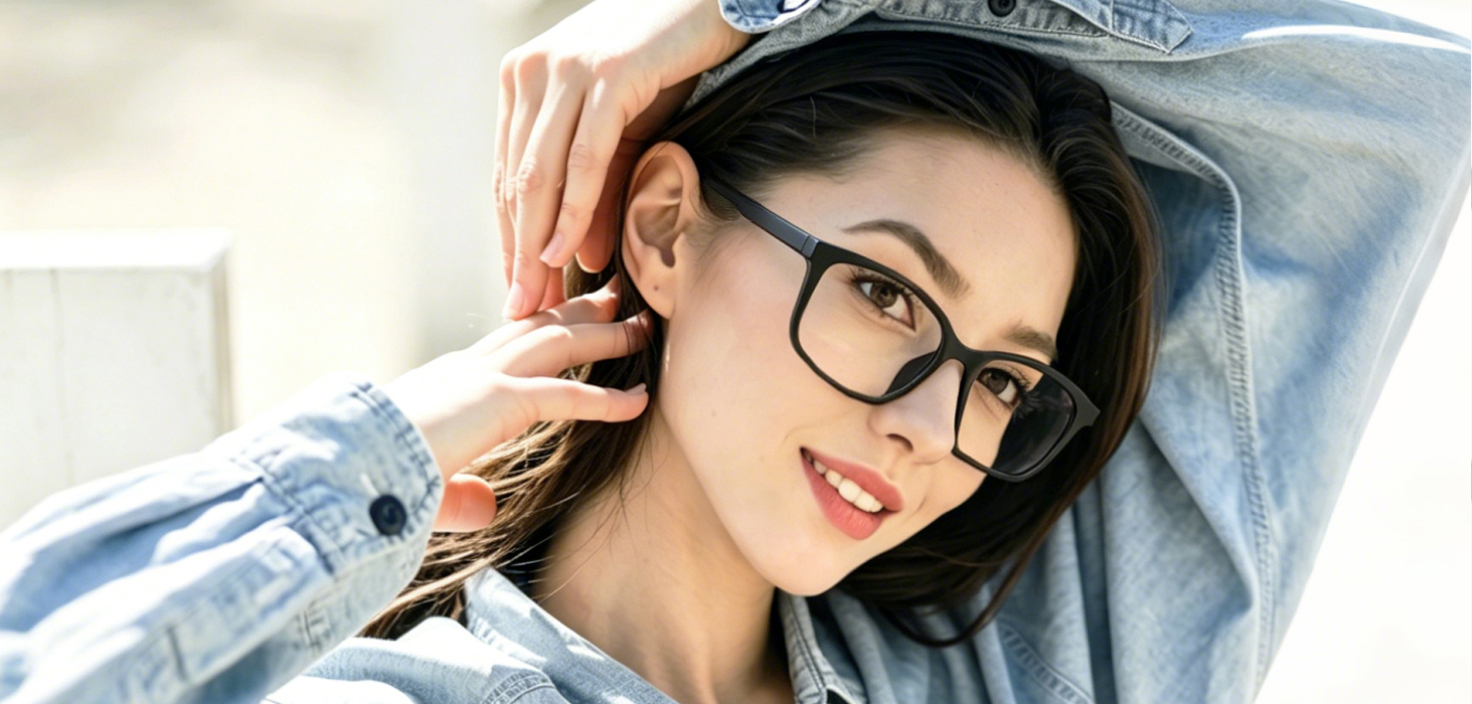 Black Horn Classic TR90 Eyeglasses
