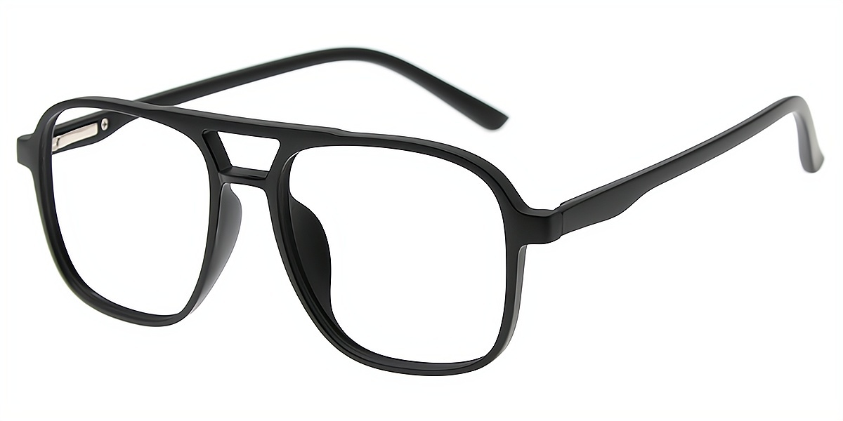 Black Aviator Geek-Chic TR90 Eyeglasses