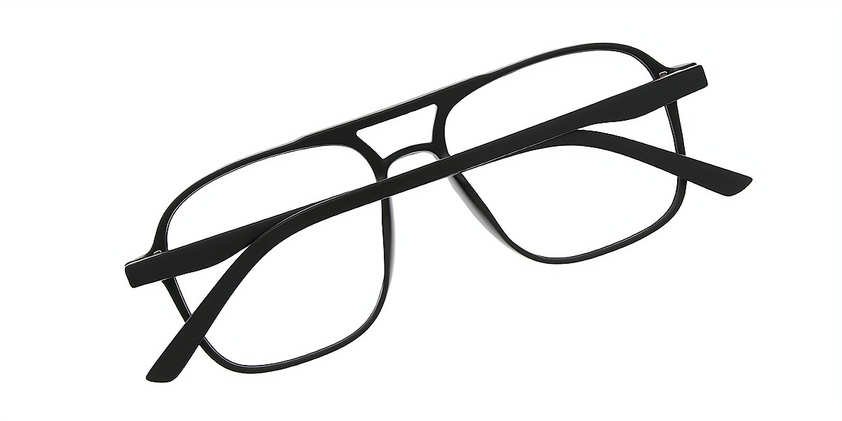 Black Aviator Geek-Chic TR90 Eyeglasses