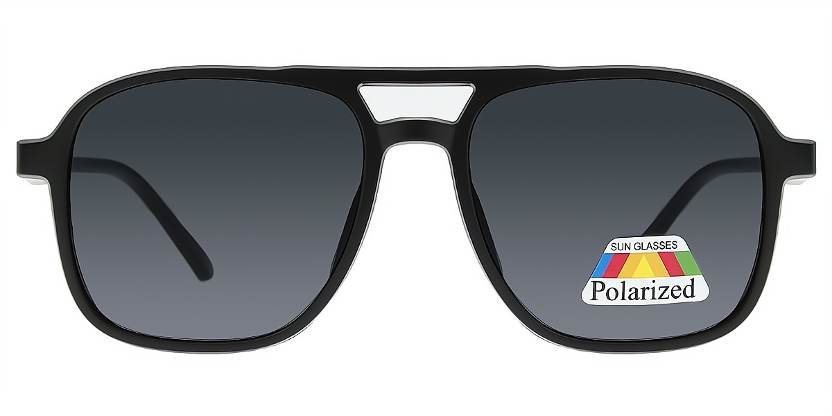 Black Aviator Geek-Chic TR90 Eyeglasses
