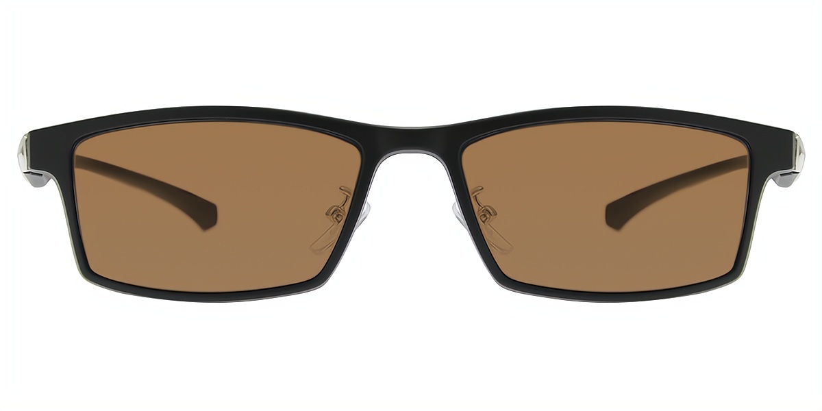 Silver Rectangle Classic Metal Eyeglasses