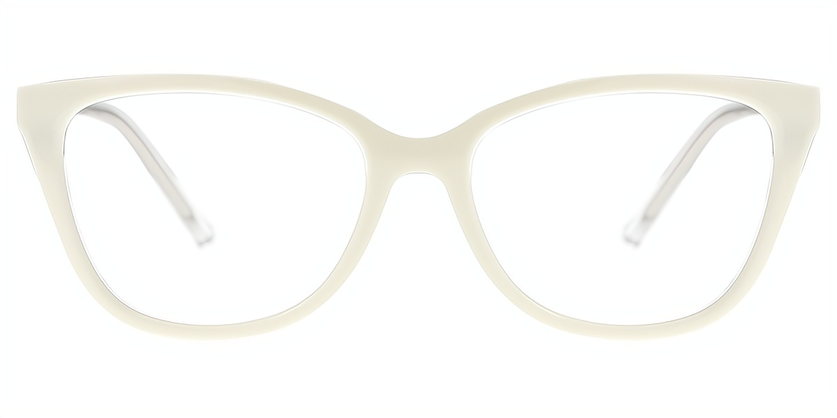 Clear Cat Eye Simple TR90 Eyeglasses