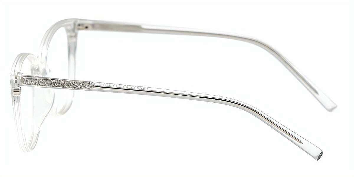 Clear Cat Eye Simple TR90 Eyeglasses