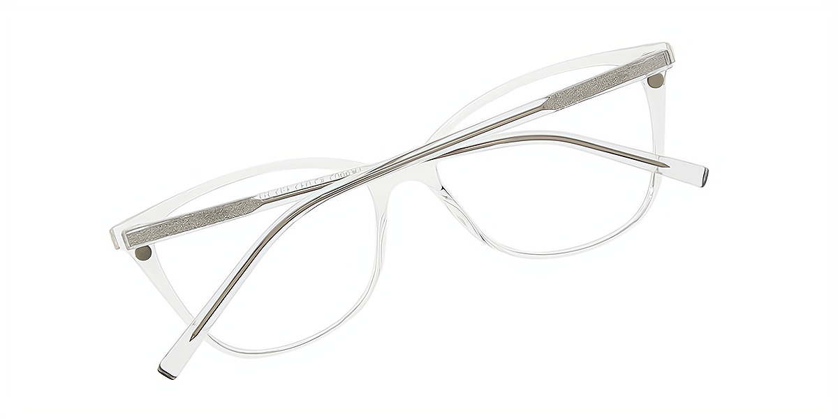 Clear Cat Eye Simple TR90 Eyeglasses
