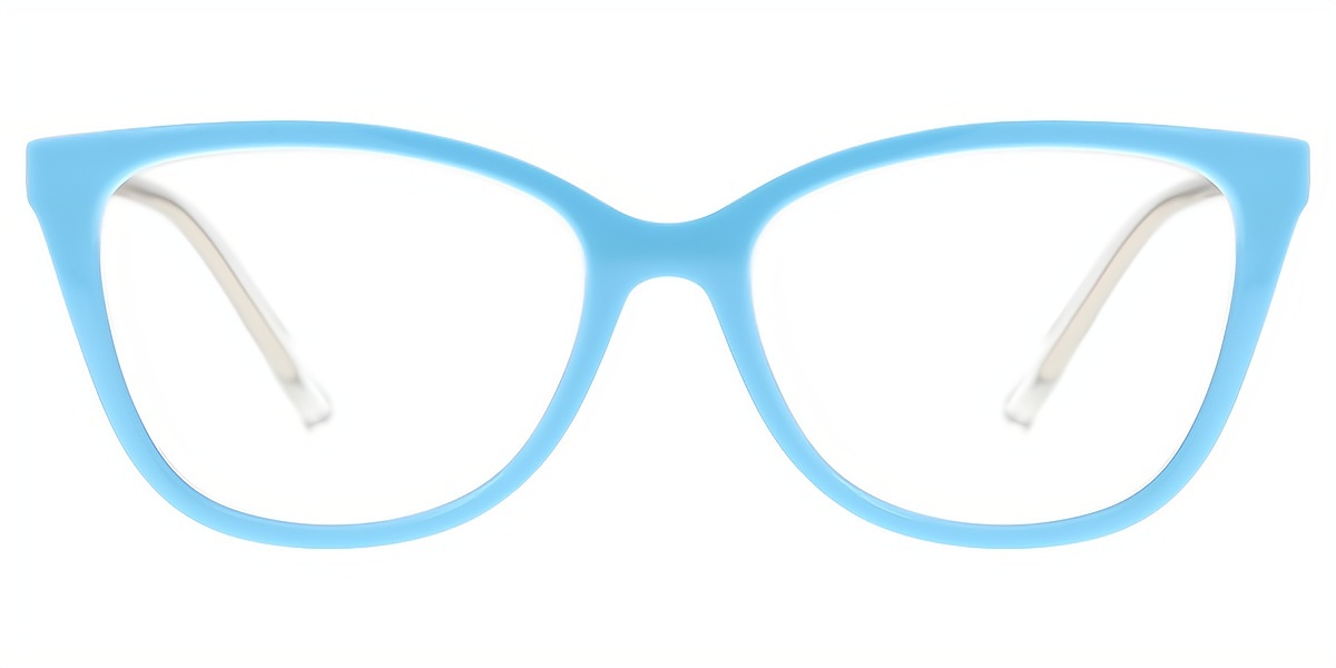 Clear Cat Eye Simple TR90 Eyeglasses