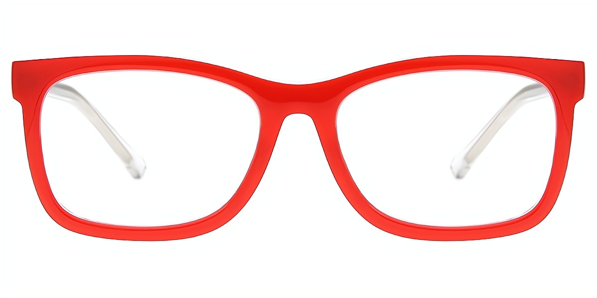 Clear Oval Simple TR90 Eyeglasses