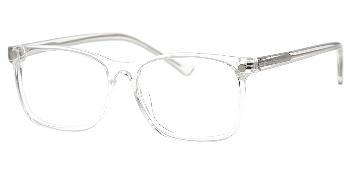 Clear Oval Simple TR90 Eyeglasses