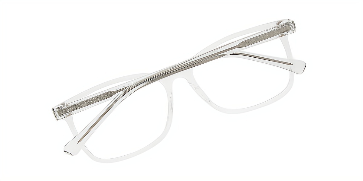 Clear Oval Simple TR90 Eyeglasses