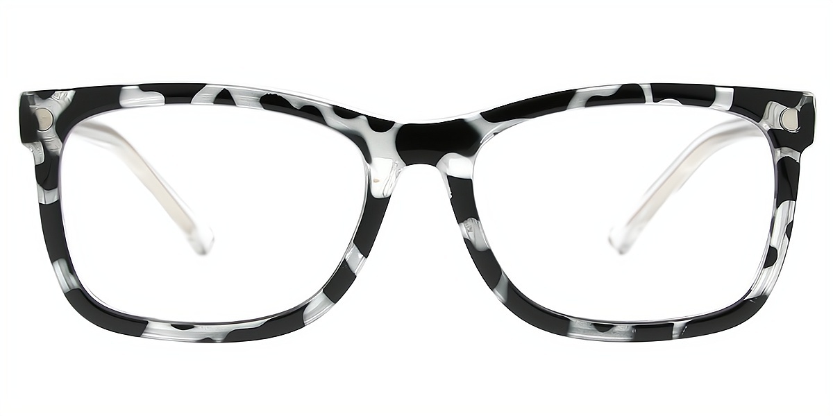 Clear Oval Simple TR90 Eyeglasses