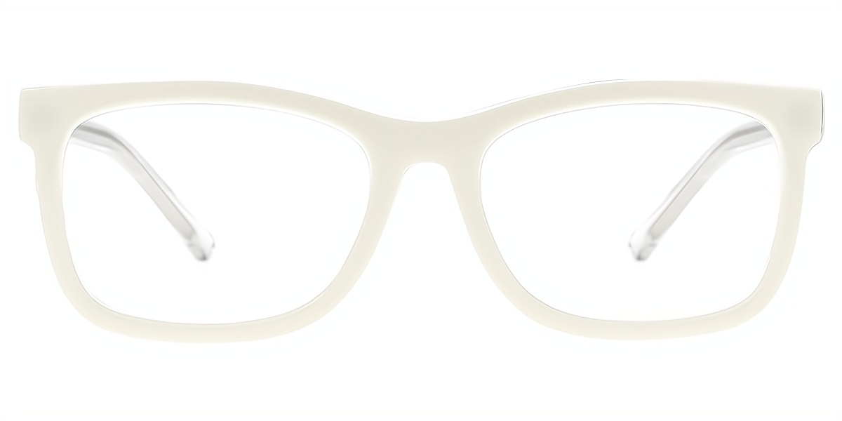 Clear Oval Simple TR90 Eyeglasses