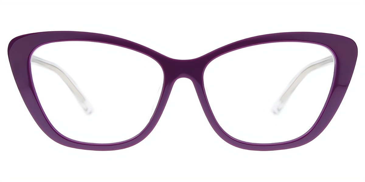Clear Cat Eye Simple TR90 Eyeglasses