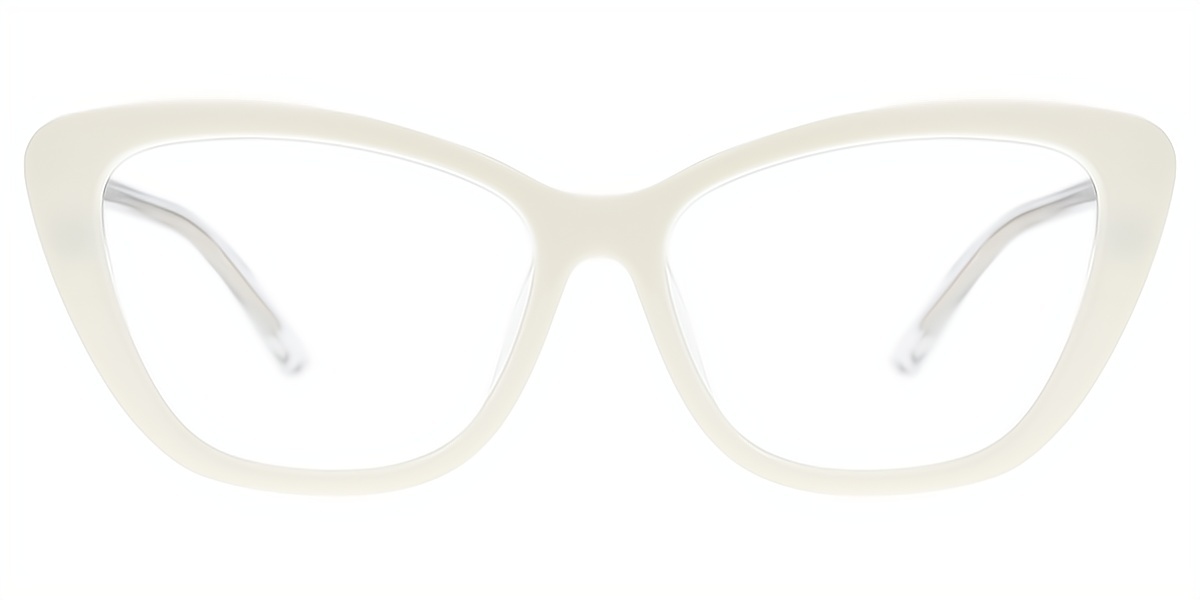 Clear Cat Eye Simple TR90 Eyeglasses
