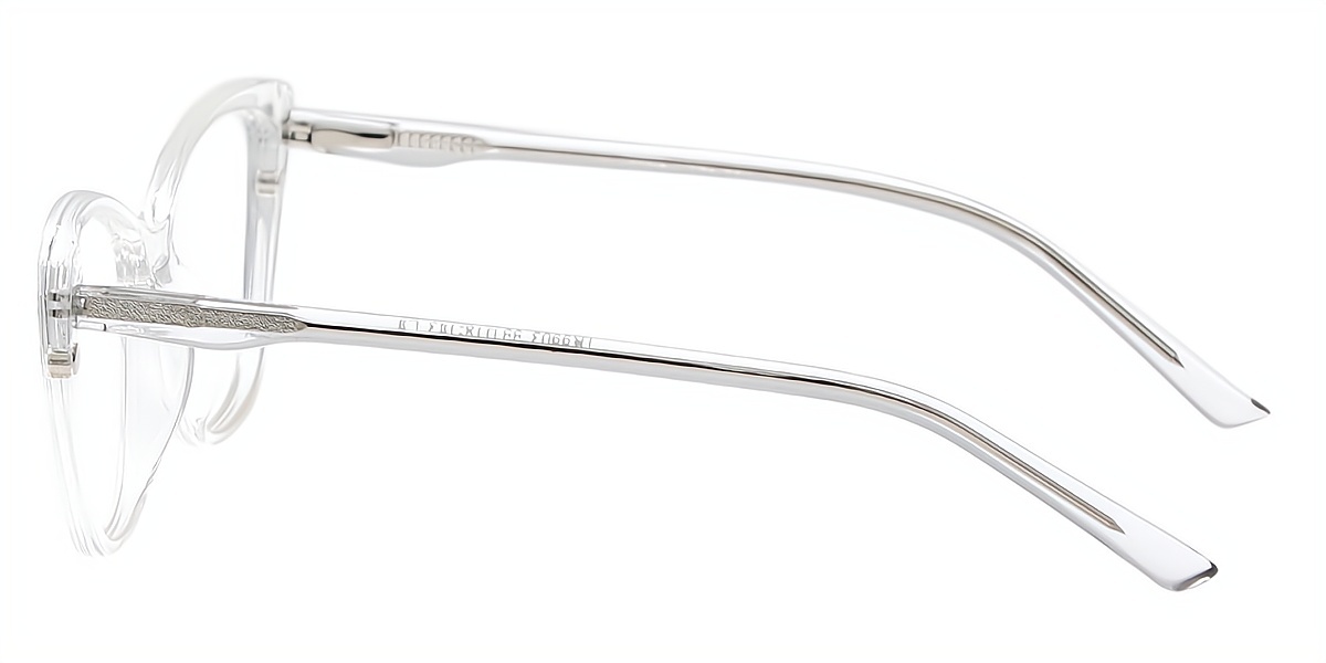 Clear Cat Eye Simple TR90 Eyeglasses