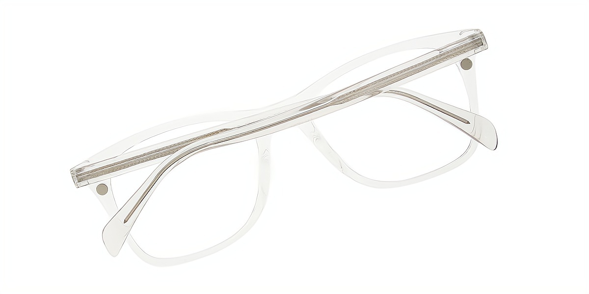 Clear Horn Chic TR90 Eyeglasses