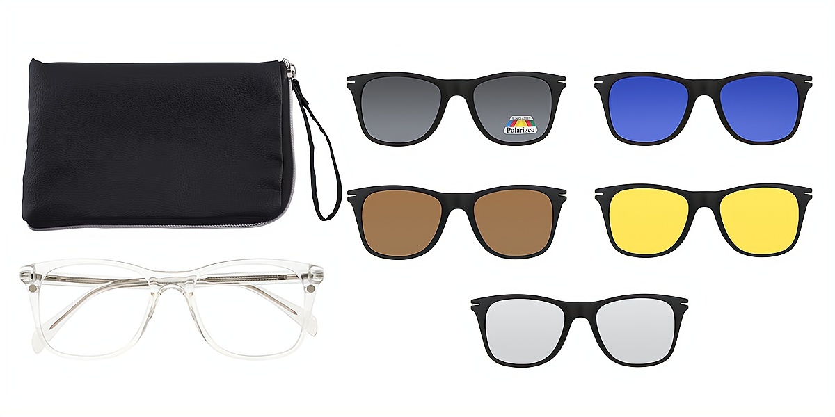 Clear Horn Chic TR90 Eyeglasses