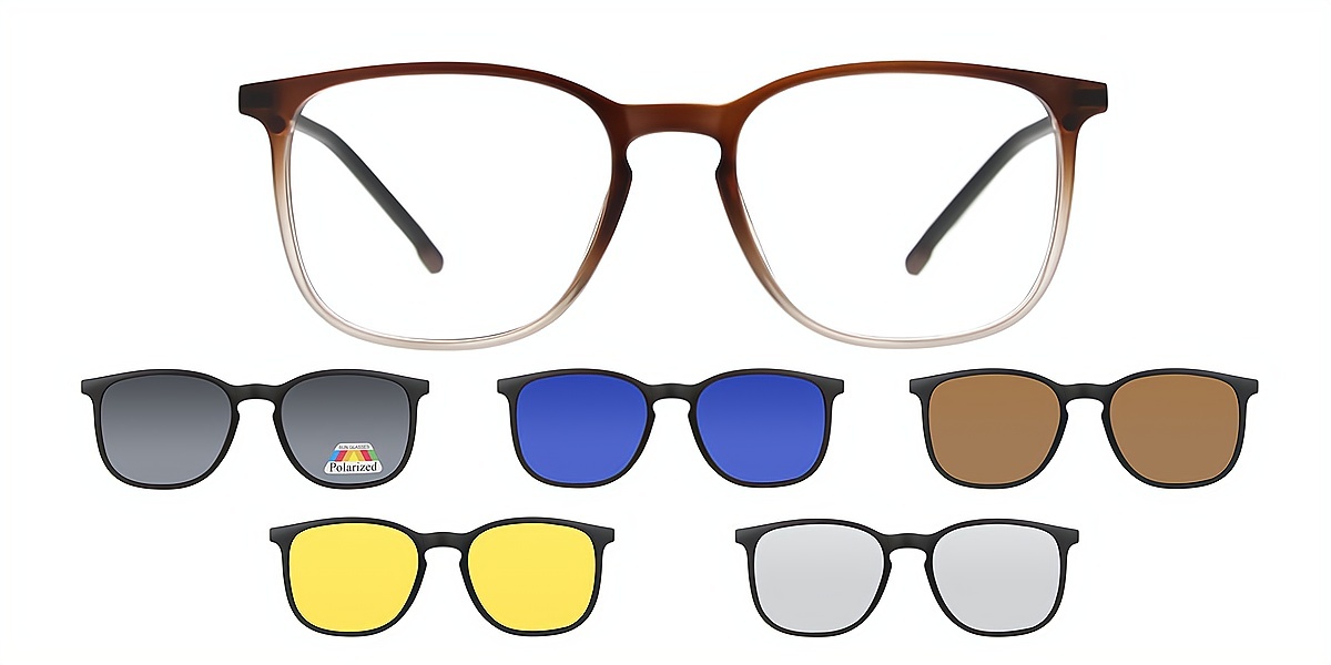 Brown Horn Classic TR90 Eyeglasses