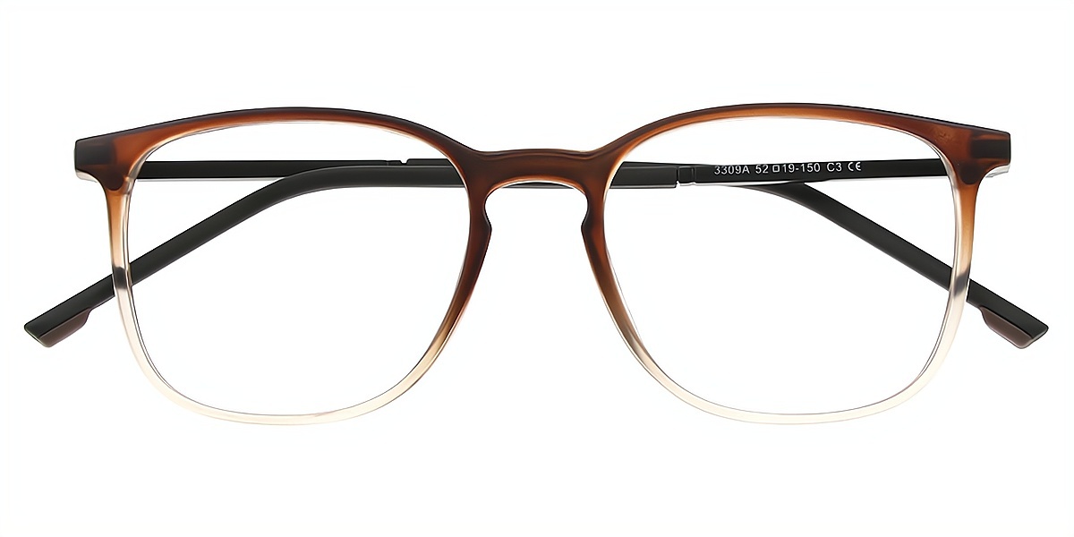 Brown Horn Classic TR90 Eyeglasses