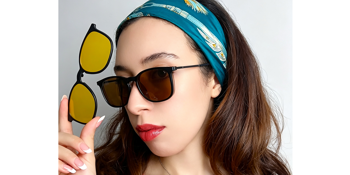 Brown Horn Classic TR90 Eyeglasses