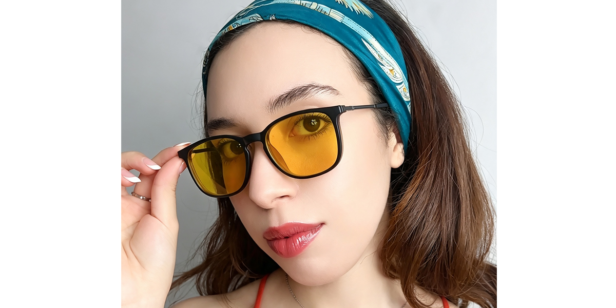 Brown Horn Classic TR90 Eyeglasses