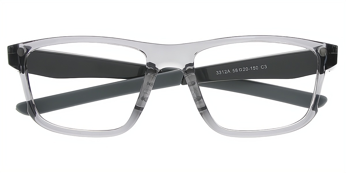 Gray Butterfly Chic TR90 Eyeglasses