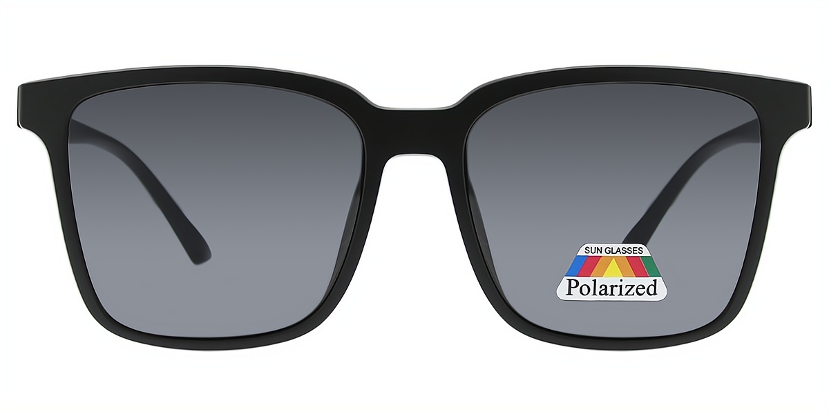Black Square Chic TR90 Eyeglasses