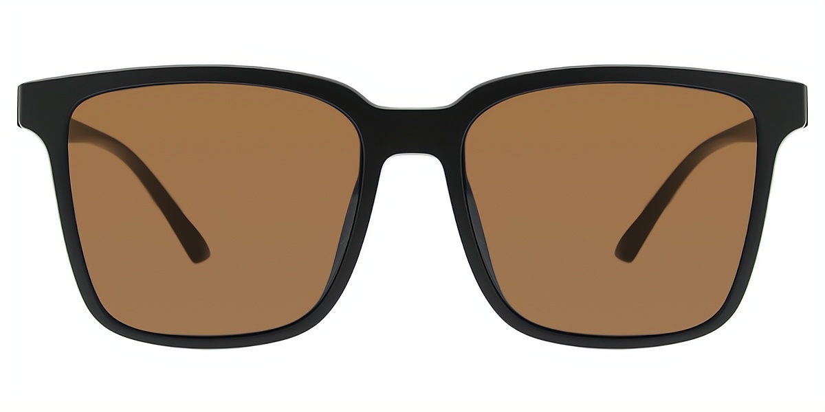 Black Square Chic TR90 Eyeglasses