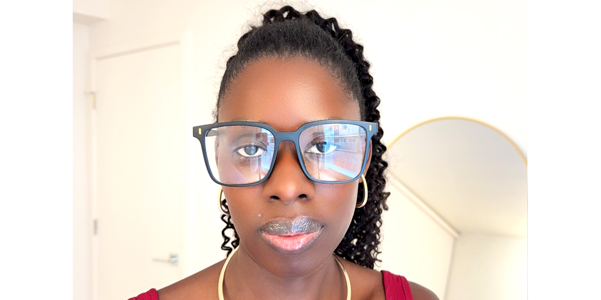 Black Square Chic TR90 Eyeglasses