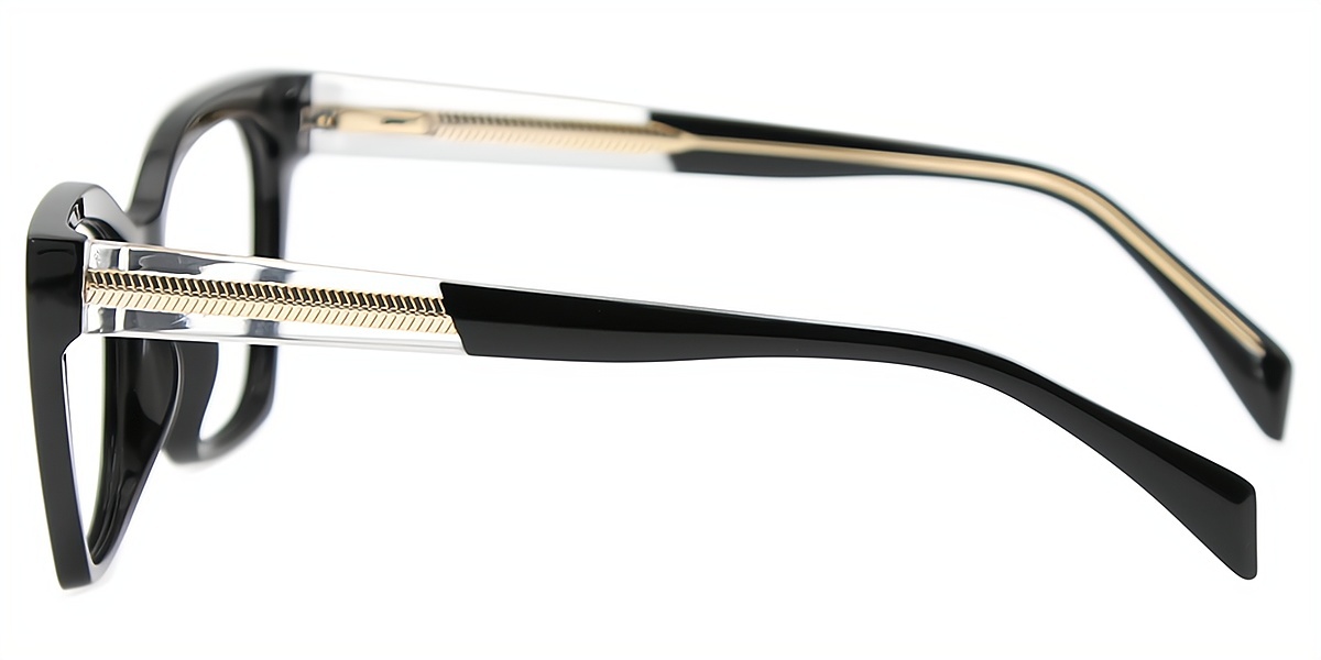 Black Cat Eye Simple TR90 Eyeglasses