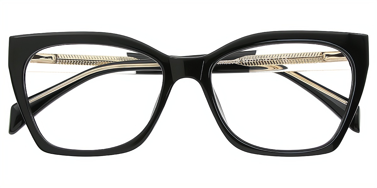 Black Cat Eye Simple TR90 Eyeglasses