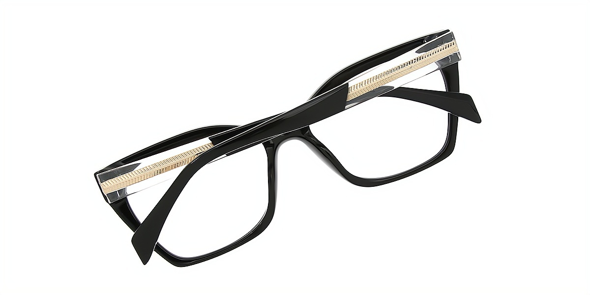 Black Cat Eye Simple TR90 Eyeglasses