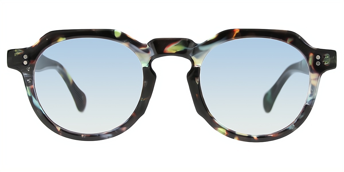 Mix Oval Unique Oversized Plastic Eyeglasses