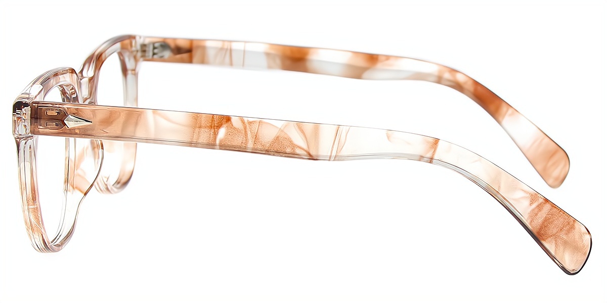 Brown Horn Retro TR90 Eyeglasses