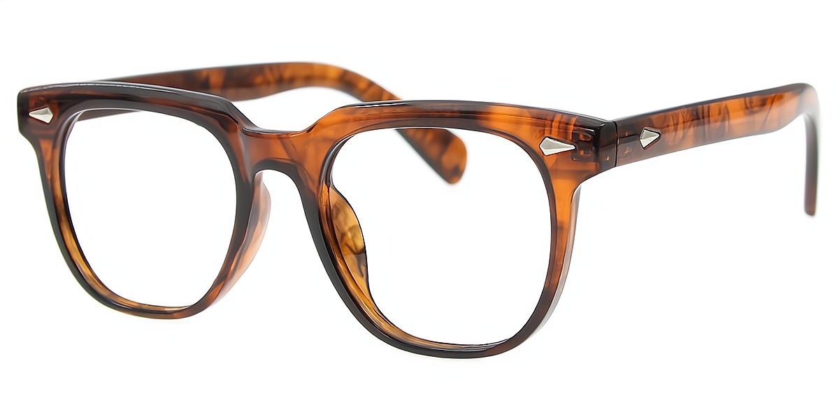 Tortoise Horn Retro TR90 Eyeglasses
