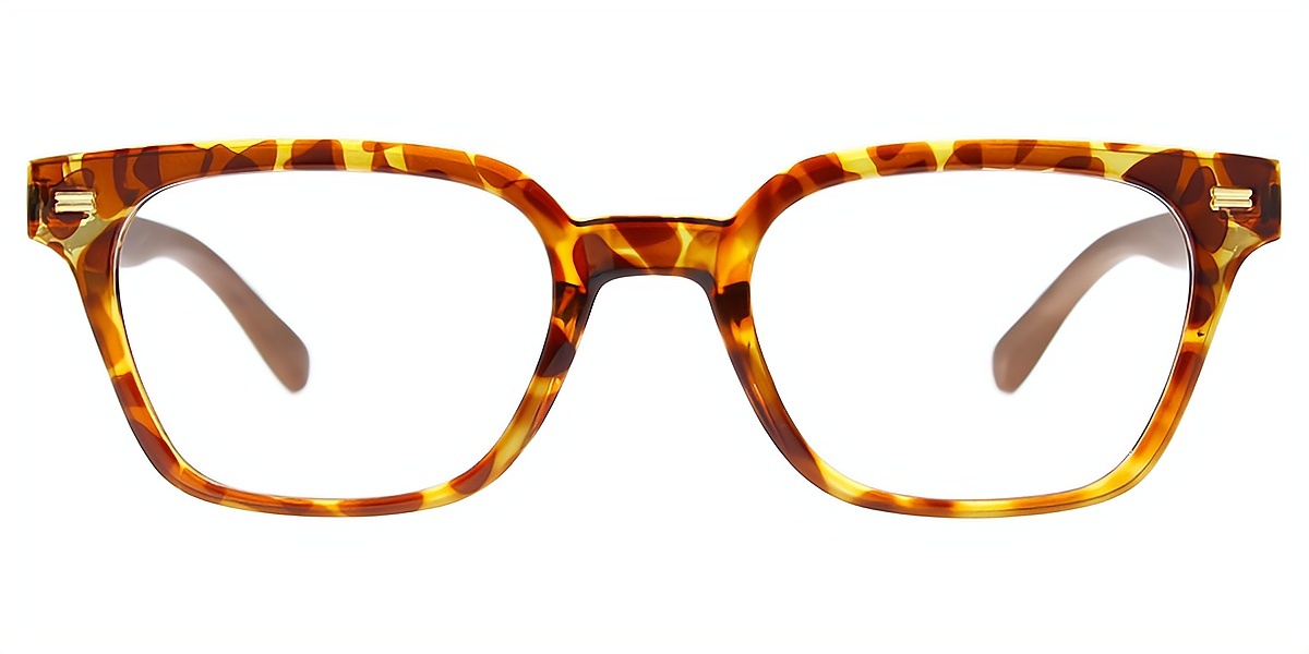 Tortoise Horn Chic Oversized TR90 Eyeglasses
