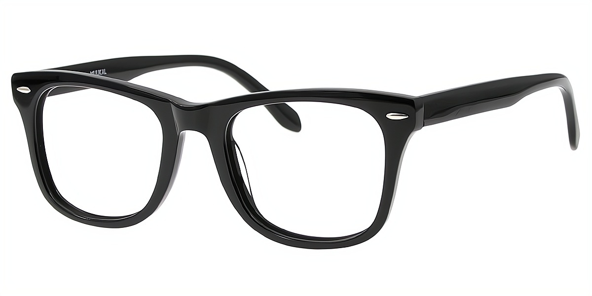 Black Butterfly Hipster Oversized Acetate Eyeglasses